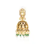 Green Jhumar Earring Firdaus Collection - Buy Emerald Cascade Paradise | Jaipurio